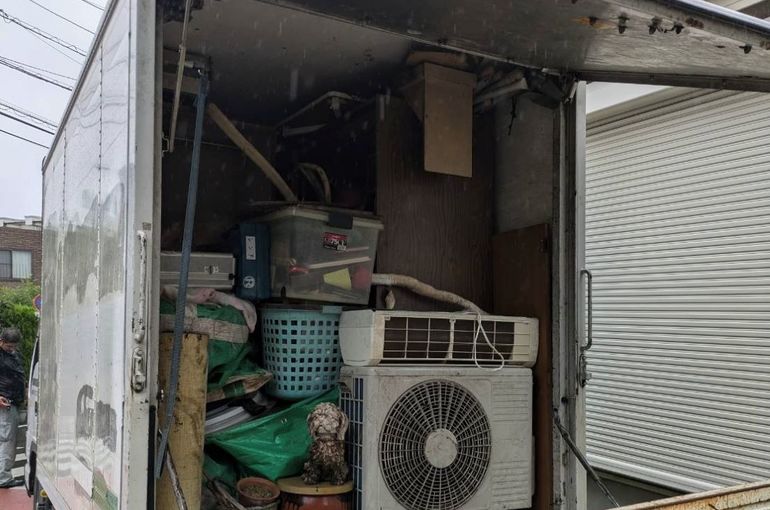 厚木市 不用品回収に行ってきました！エアコン撤去作業もいたします！