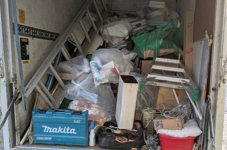 川崎市 不用品回収に行ってきました！ 屋外ゴミも回収いたします！