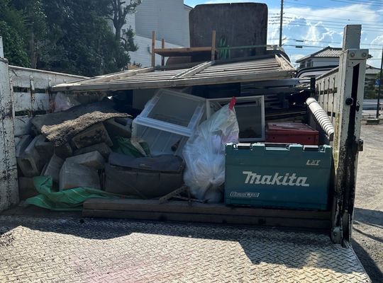 三浦市 不用品回収に行ってきました。外ゴミ処分もお任せください。