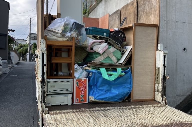 残置物のお片付けに行ってきました！粗大ゴミ処分もお任せください！